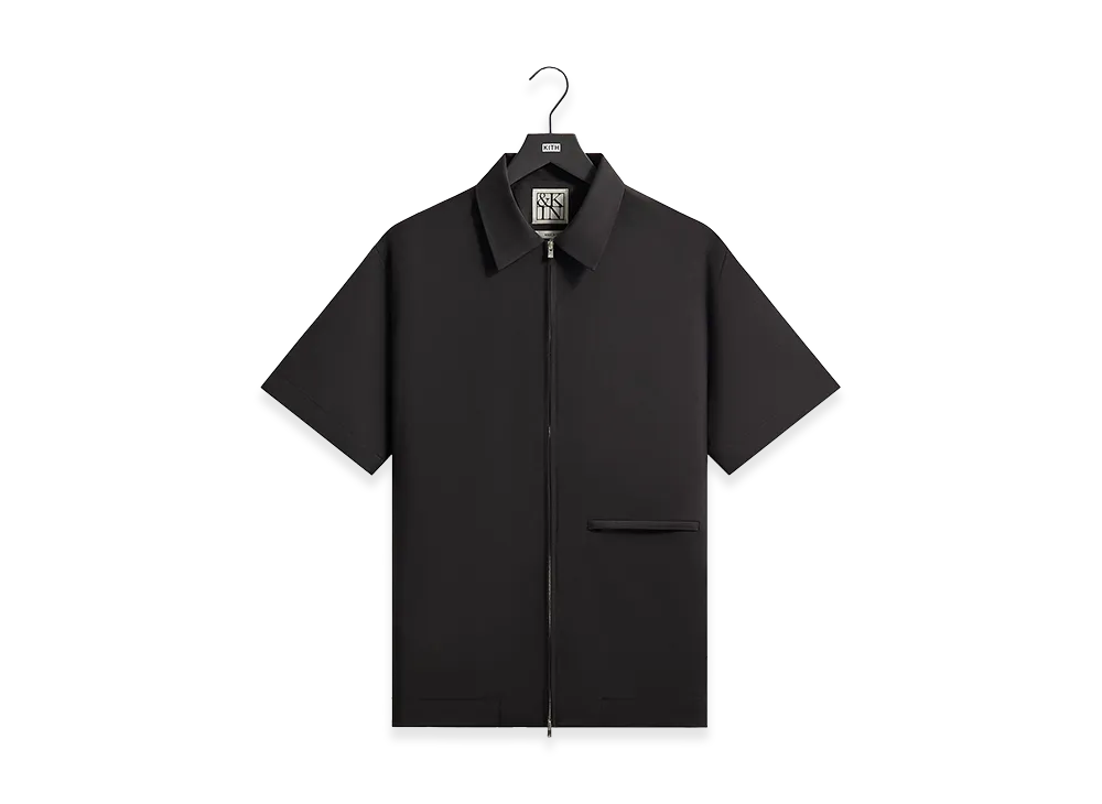 Kith &Kin for Kith Origins Tropical Wool Davenport Shirt "Black"