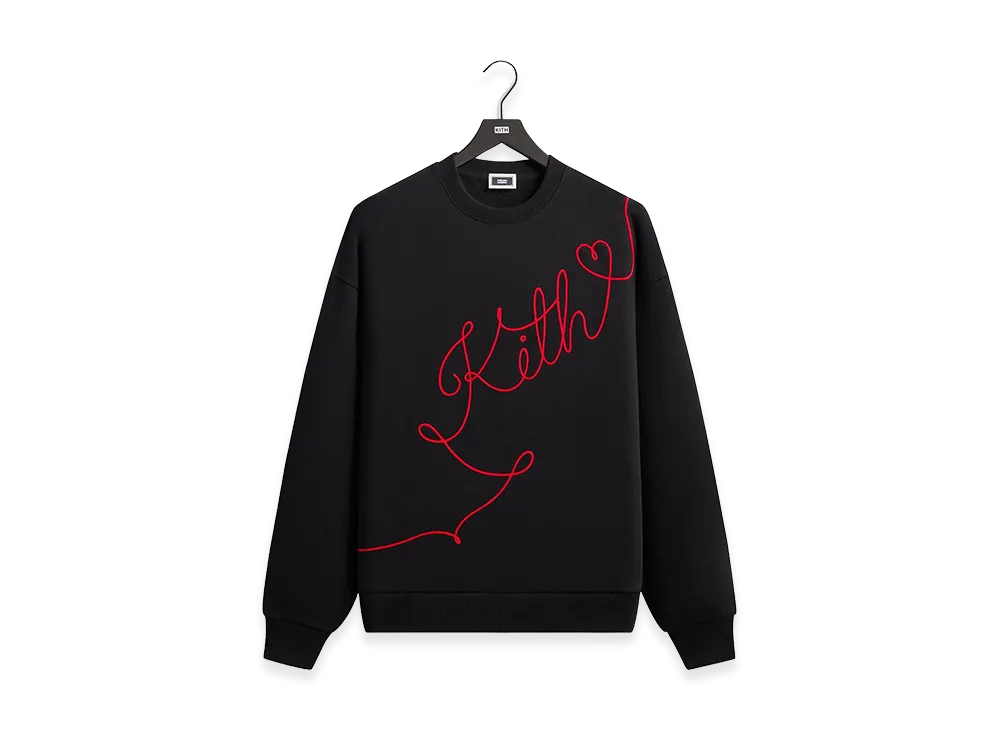 Kith Thread of Fate Nelson Crewneck "Black"
