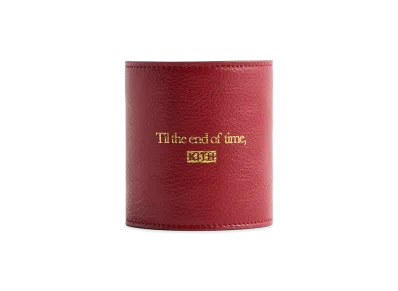 Kith Monogram Saffiano Leather Adjustable Candle Holder "Fame"