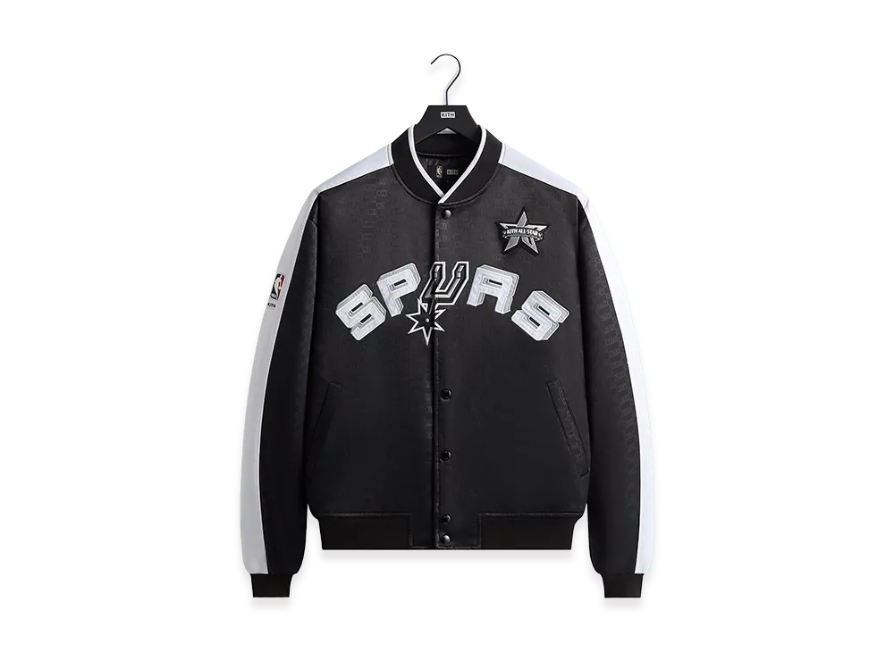 Kith x NBA All-Star San Antonio Spurs Bomber Jacket "Black"