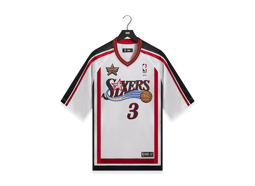 Kith x NBA All-Star Philadelphia 76ers Leon Shirt "White"