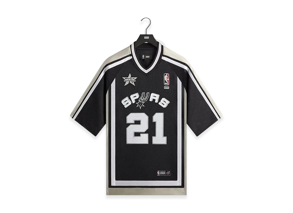 Kith x NBA All-Star San Antonio Spurs Leon Mesh Shirt "Black"