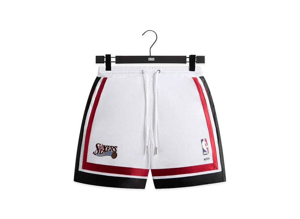 Kith x NBA All-Star Philadelphia 76ers Short "White"