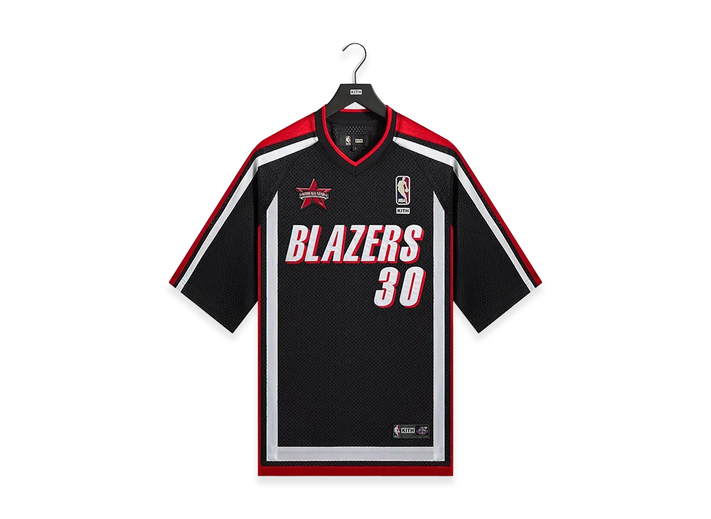 Kith x NBA All-Star Portland Trail Blazers Leon Shirt "Black"