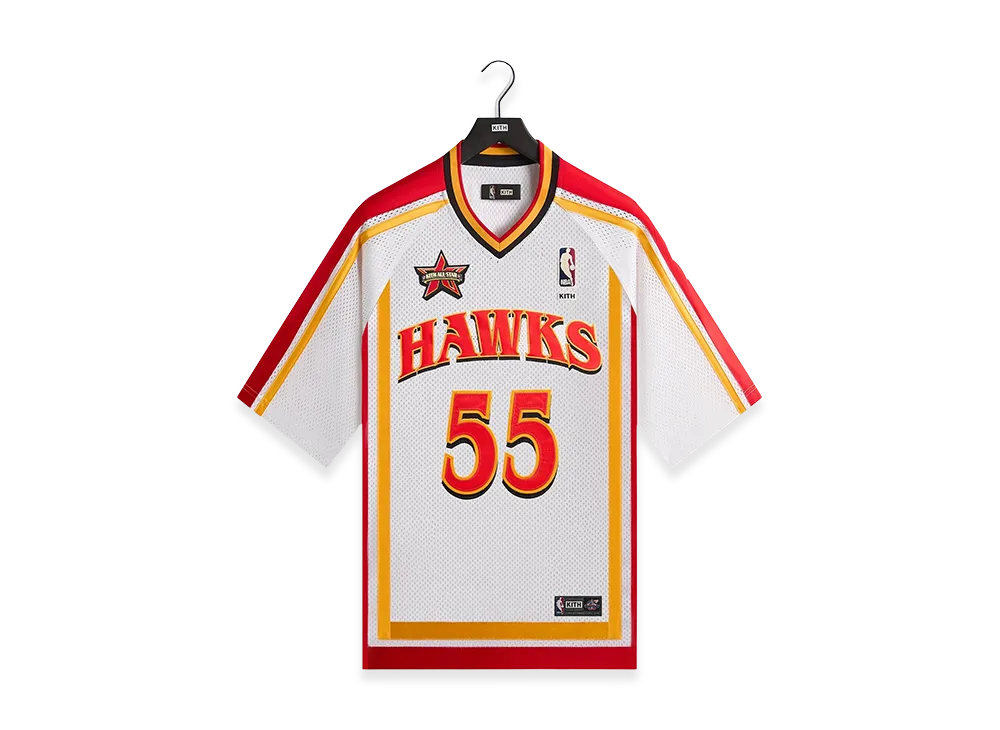 Kith x NBA All-Star Atlanta Hawks Leon Shirt "White"