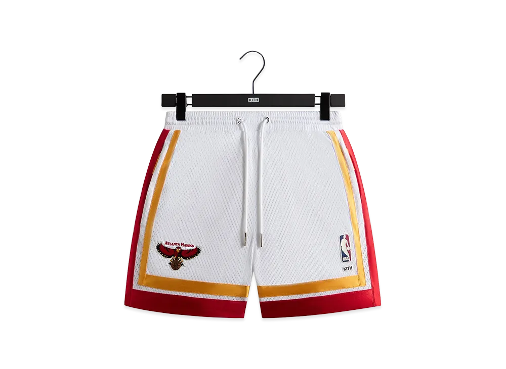 Kith x NBA All-Star Atlanta Hawks Short "White"