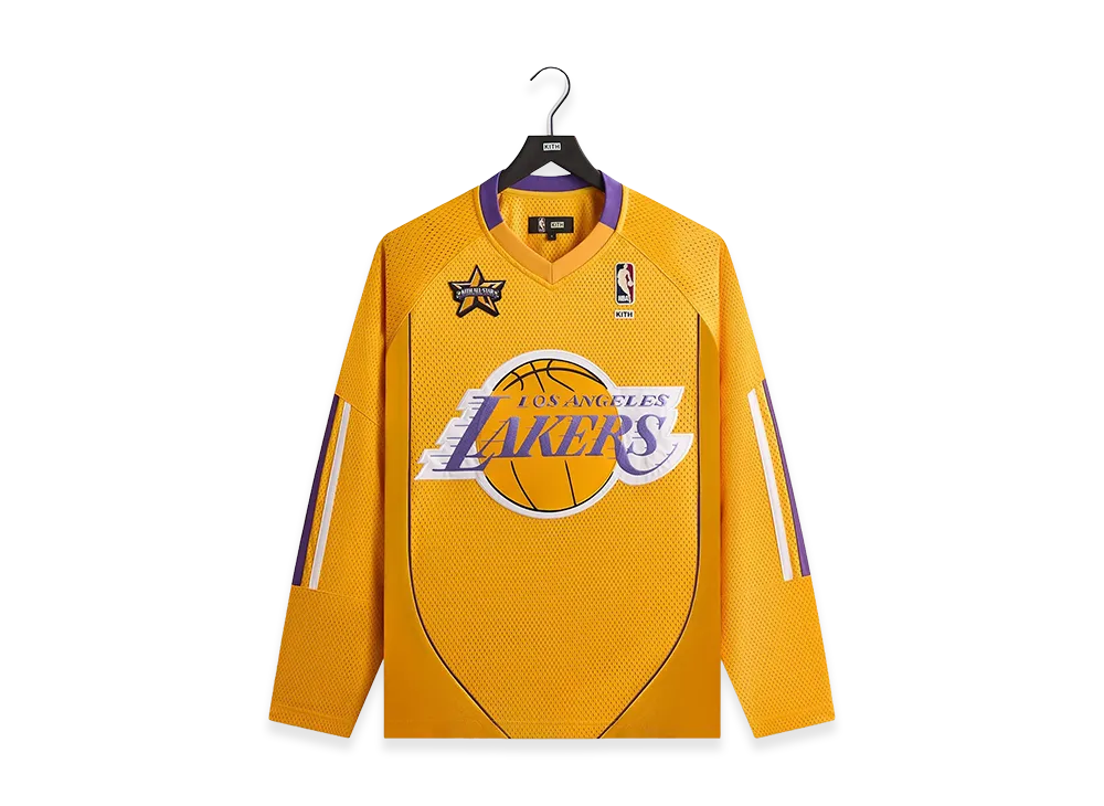Kith x NBA All-Star Los Angeles Lakers Samuel Shirt "Marigold"