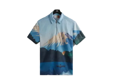 Kith Printed Devoe Quarter Zip "Current"