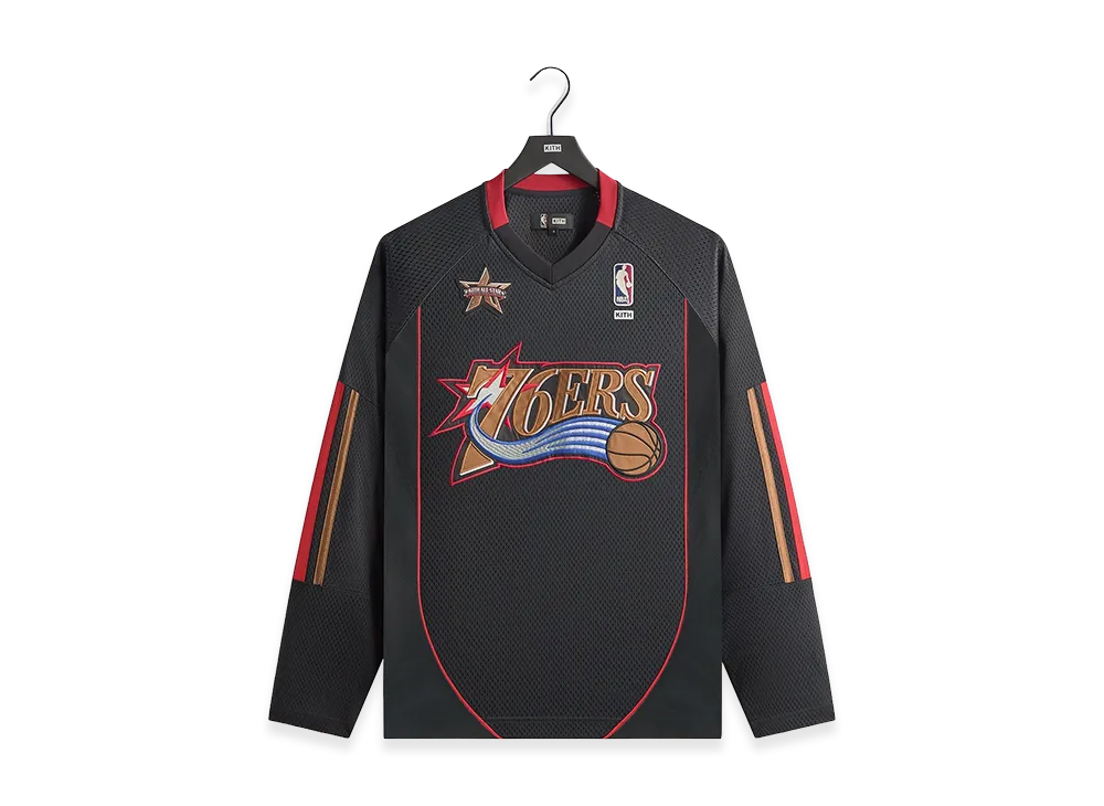 Kith x NBA All-Star Philadelphia 76ers Samuel Shirt "Black"