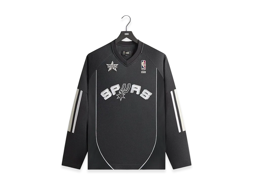 Kith x NBA All-Star San Antonio Spurs Samuel Shirt "Black"
