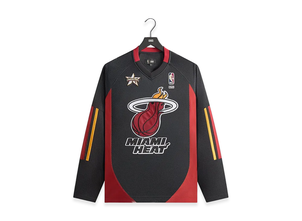Kith x NBA All-Star Miami Heat Samuel Shirt "Black"