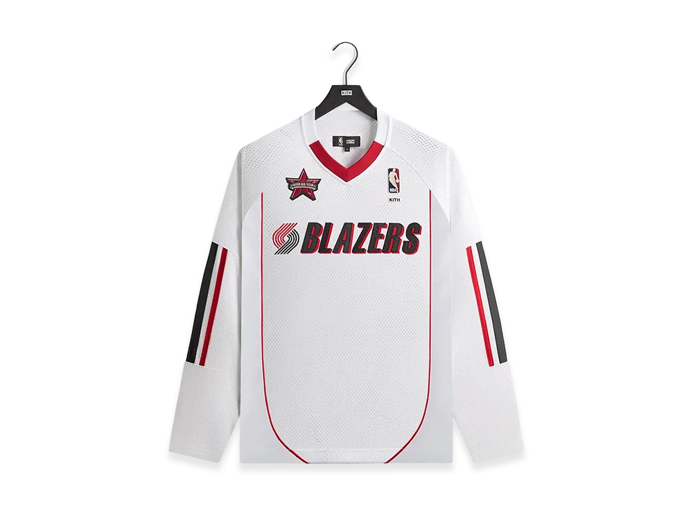 Kith x NBA All-Star Portland Trail Blazers Samuel Shirt "White"