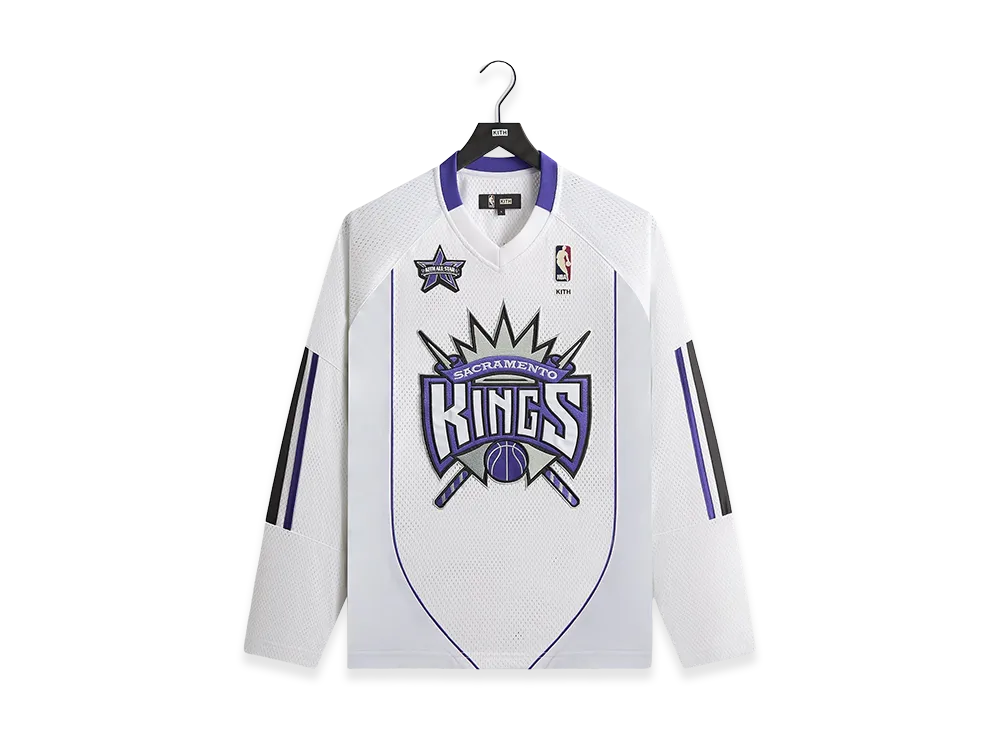 Kith x NBA All-Star Sacramento Kings Samuel Shirt "White"