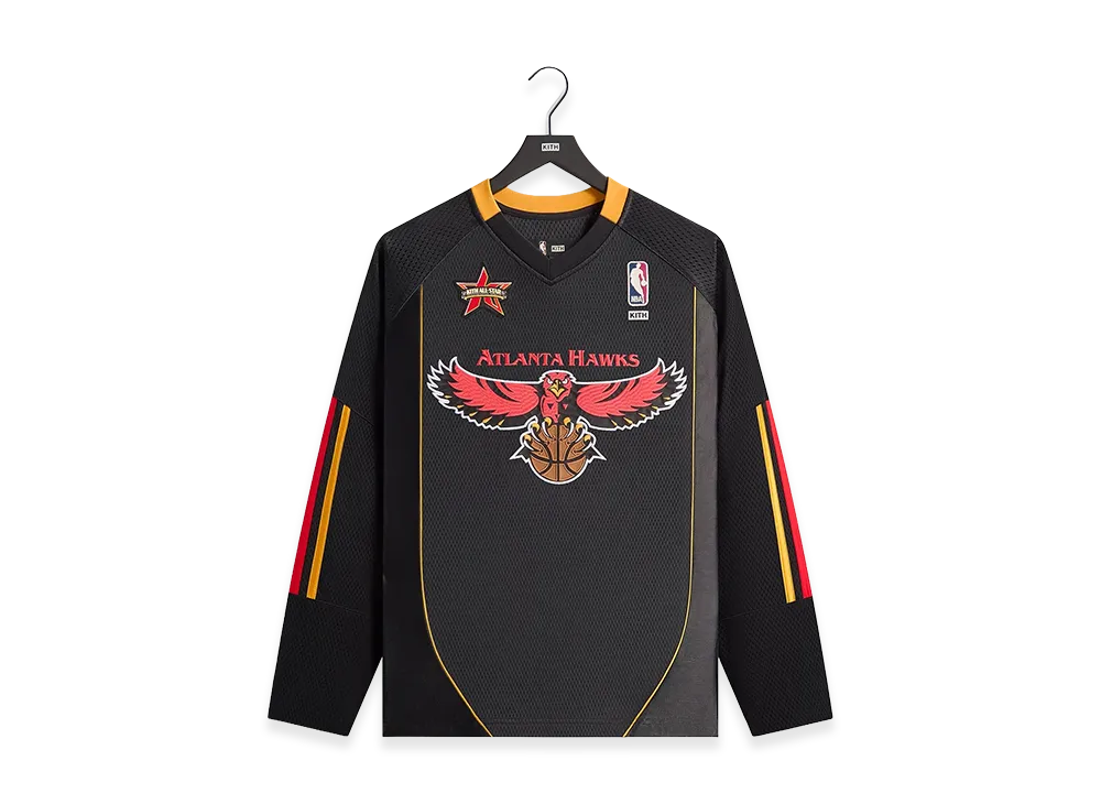 Kith x NBA All-Star Atlanta Hawks Samuel Shirt "Black"
