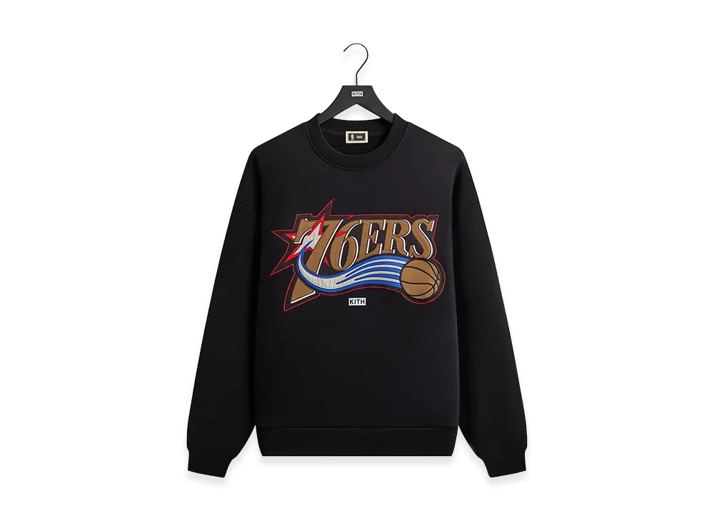 Kith x NBA All-Star Philadelphia 76ers Nelson Crewneck "Black"