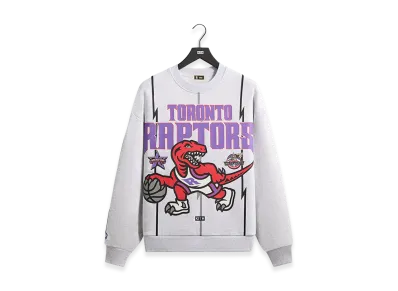 Kith x NBA All-Star Toronto Raptors Nelson Crewneck "Light Heather Grey"