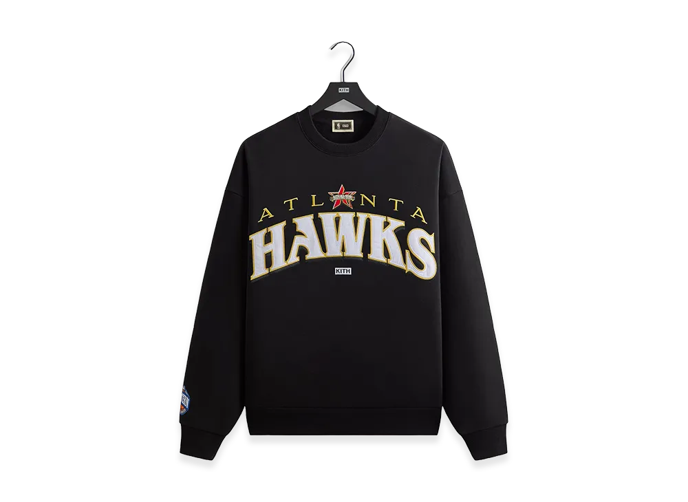 Kith x NBA All-Star Atlanta Hawks Nelson Crewneck "Black"
