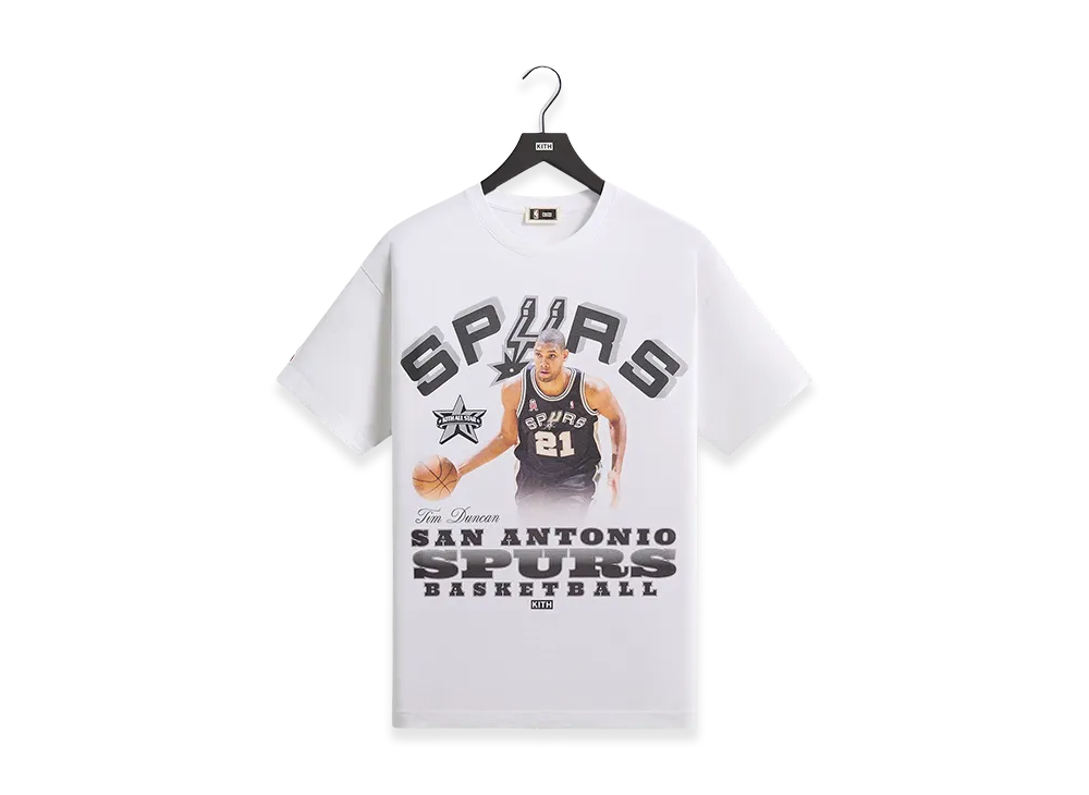 Kith x NBA All-Star San Antonio Spurs Tim Duncan Vintage Tee "White"