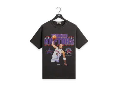 Kith x NBA All-Star Toronto Raptors Vince Carter Vintage Tee "Black"