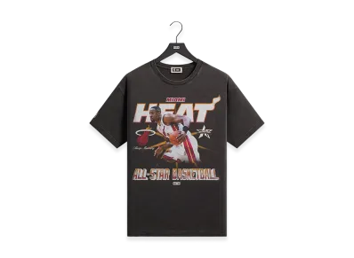 Kith x NBA All-Star Miami Heat Alonzo Mourning Vintage Tee "Black"