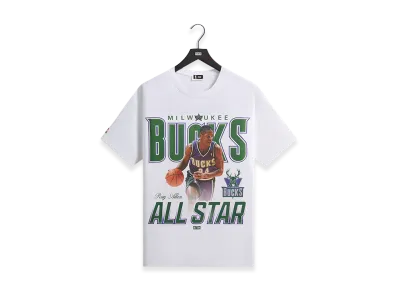 Kith x NBA All-Star Milwaukee Bucks Ray Allen Vintage Tee "White"