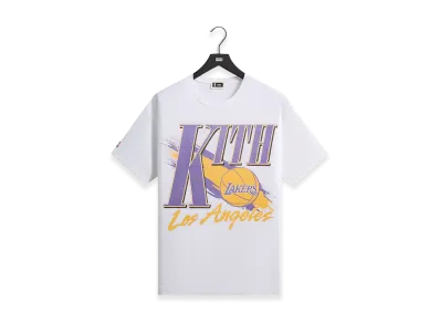 Kith x NBA All-Star Los Angeles Lakers Retro Ball Boxy Tee "White"