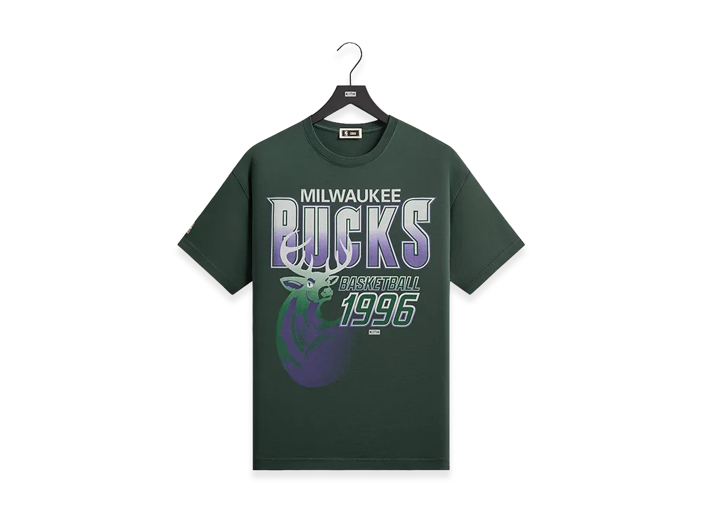 Kith x NBA All-Star Milwaukee Bucks Vintage Tee "Stadium"