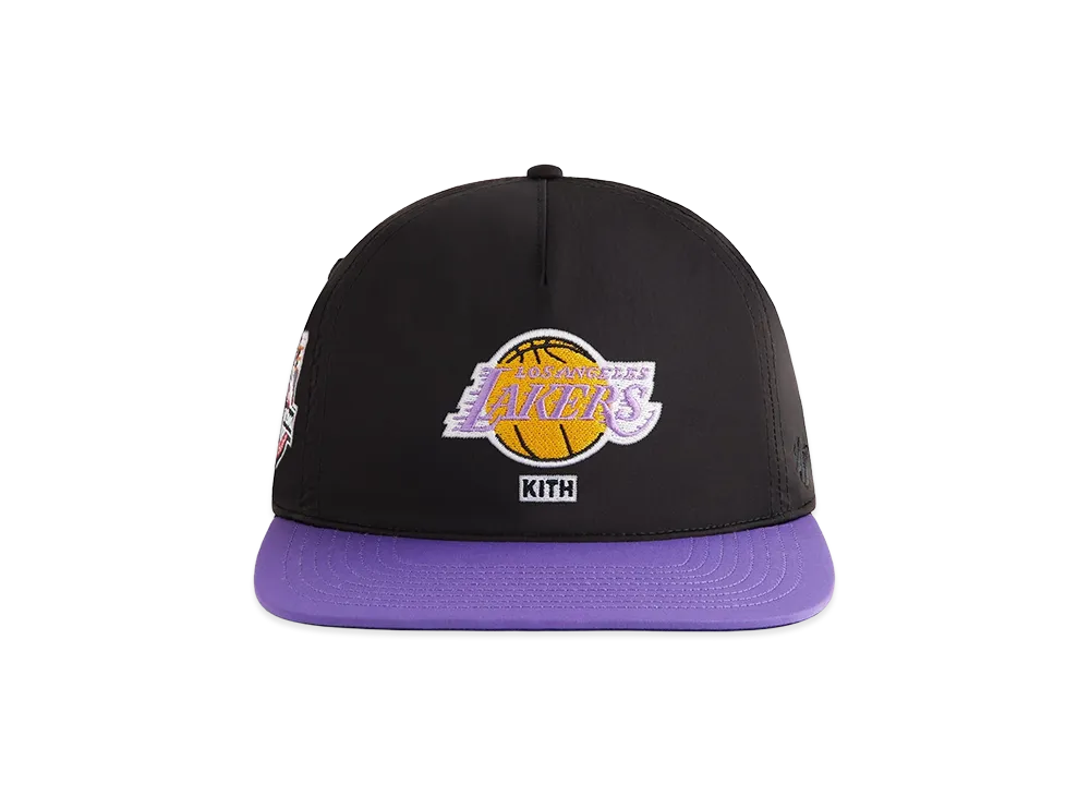 Kith x '47 x NBA All-Star Los Angeles Lakers SL Hitch Snapback "Black"
