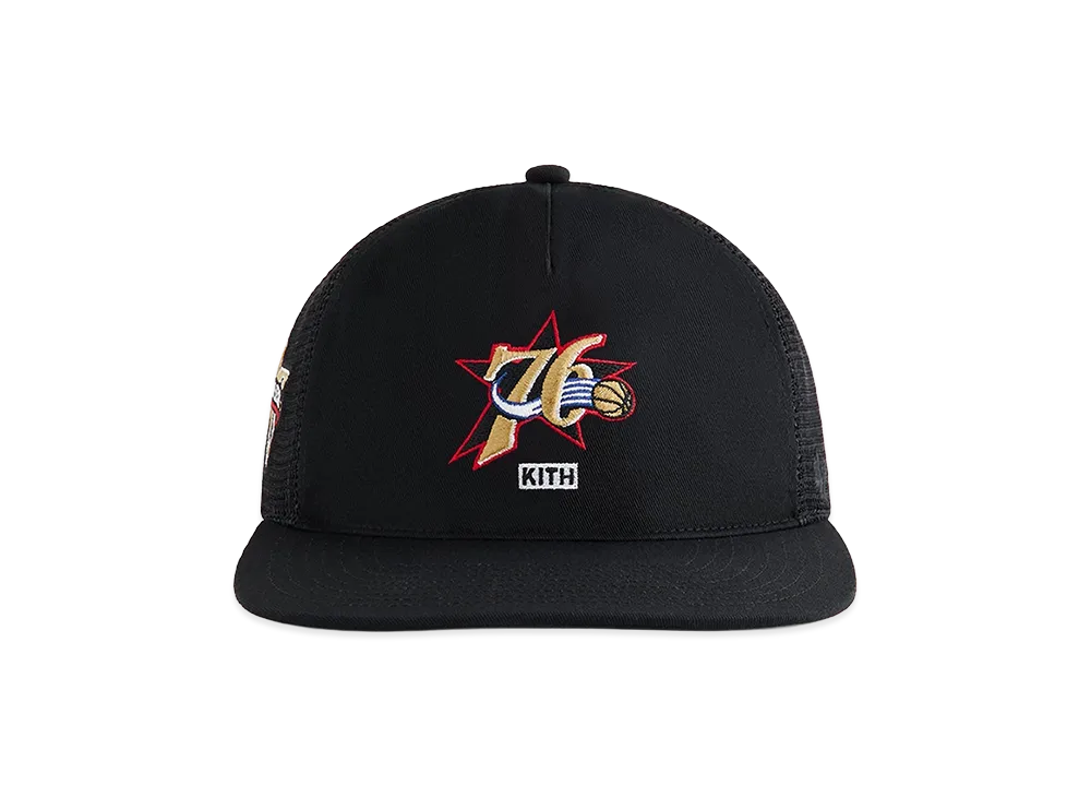 Kith x '47 x NBA All-Star Philadelphia 76ers Trucker Hat "Black"
