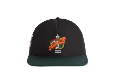 Kith x '47 x NBA All-Star Seattle SuperSonics SL Hitch Snapback "Black"