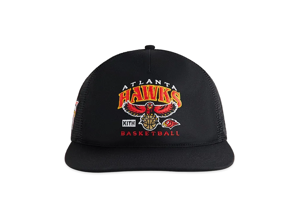 Kith x '47 x NBA All-Star Atlanta Hawks Trucker Hat "Black"