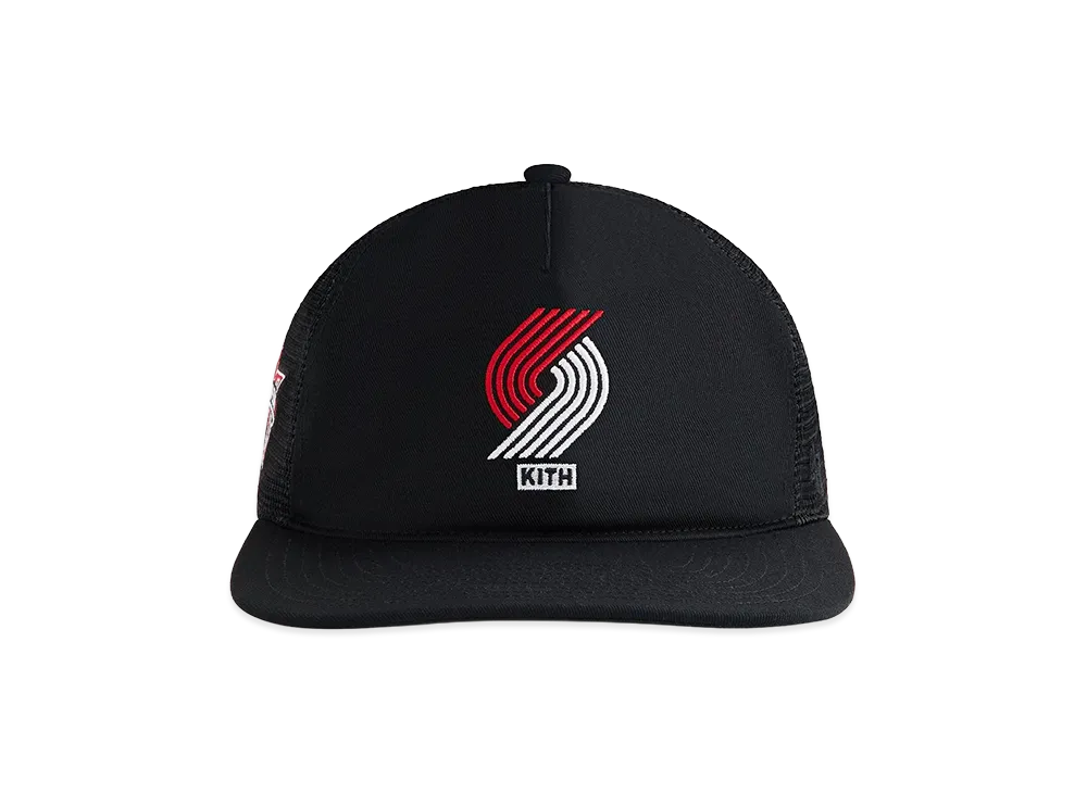 Kith x '47 x NBA All-Star Portland Trail Blazers Trucker Hat "Black"