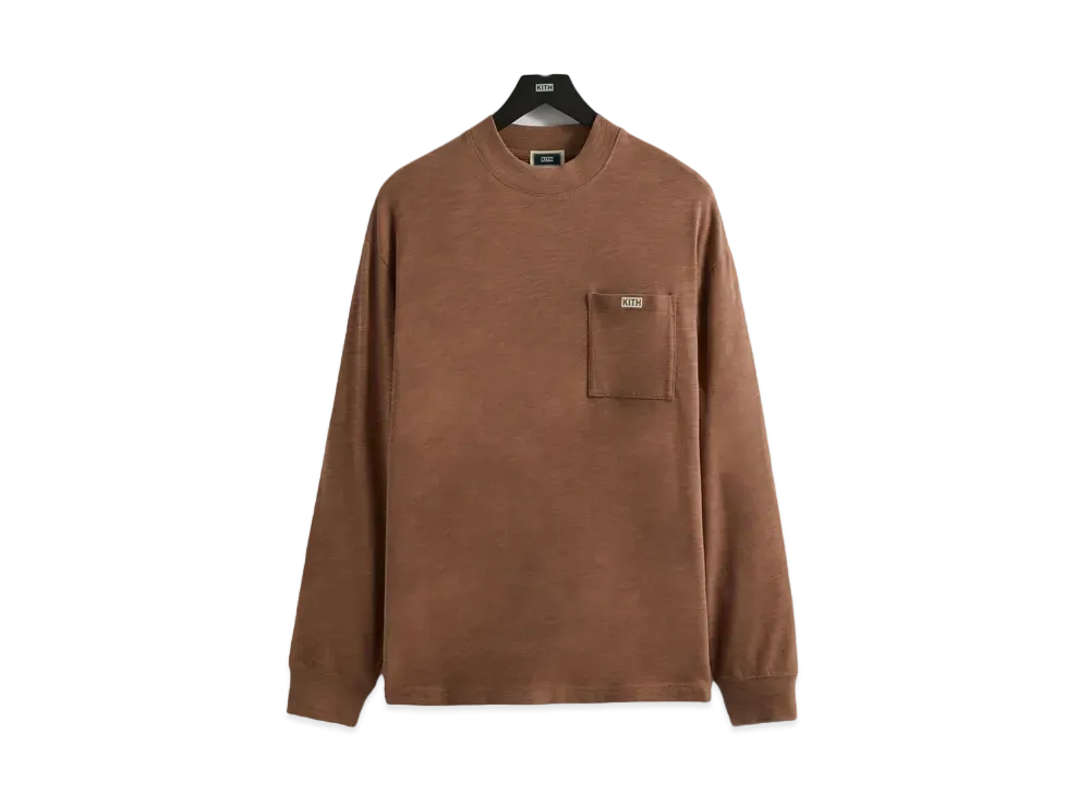 Kith L/S Mock Neck Pocket JFK "Ore"