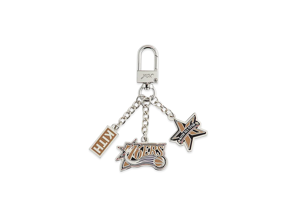 Kith x NBA All-Star Philadelphia 76ers Keychain "Silver"