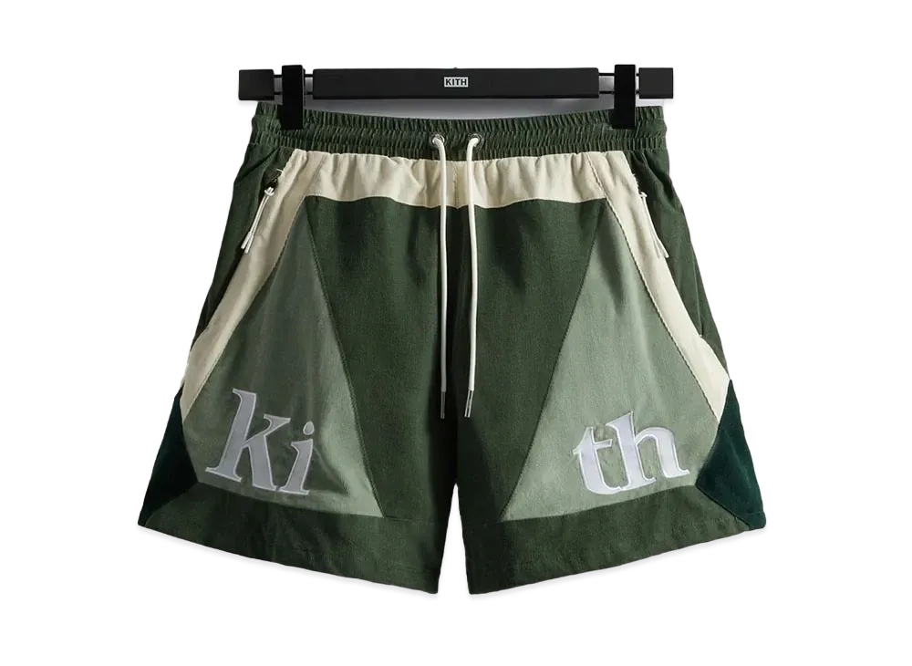 Kith Mixed Micro Cord Turbo Shorts "Court"