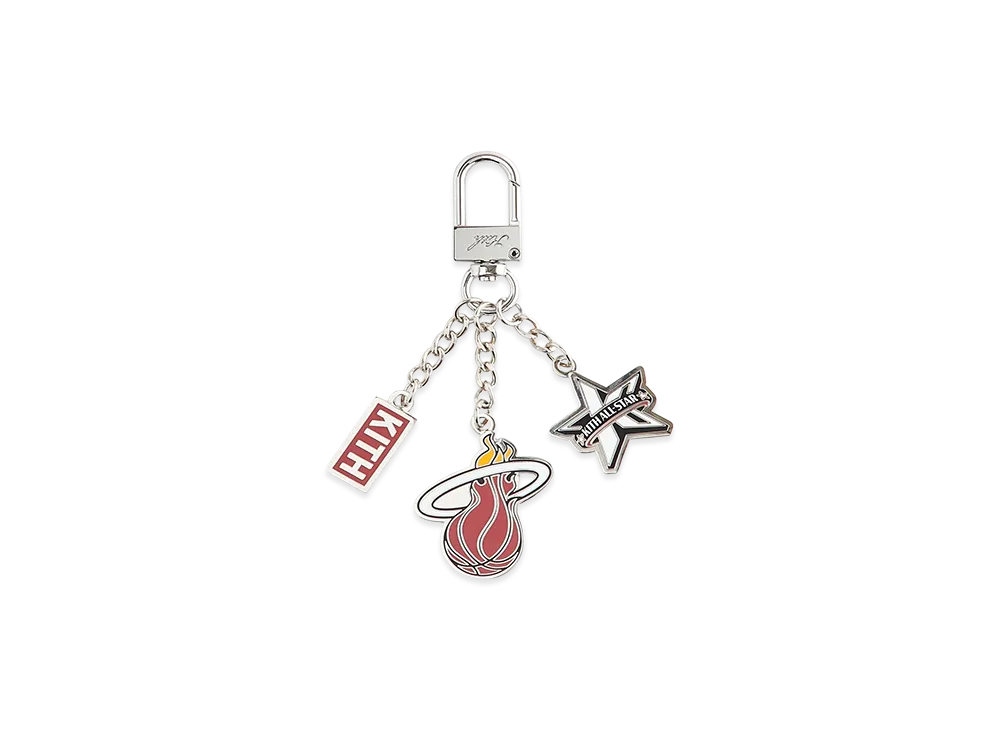 Kith x NBA All-Star Miami Heat Keychain "Silver"