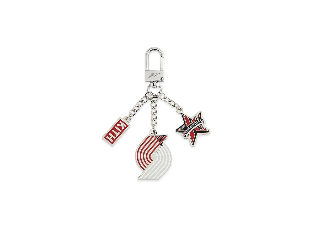 Kith x NBA All-Star Portland Trail Blazers Keychain "Silver"
