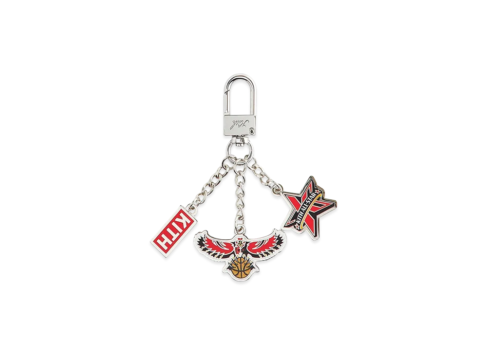 Kith x NBA All-Star Atlanta Hawks Keychain "Silver"