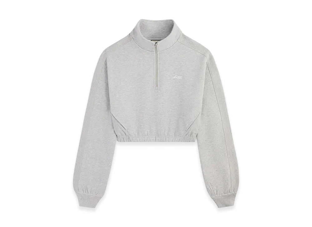 Kith Women's Blair Quarter Zip "Cool Heather Grey"