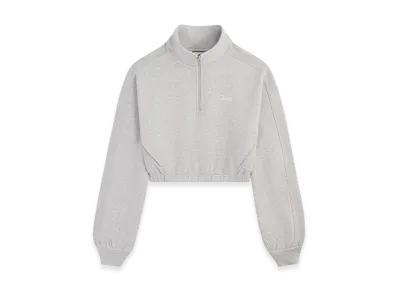 Kith Women's Blair Quarter Zip "Cool Heather Grey"