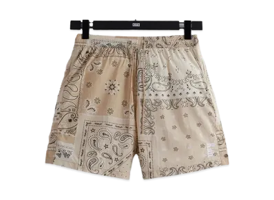 Kith Printed Active Swim Short Deconstructed Bandana "Canvas"