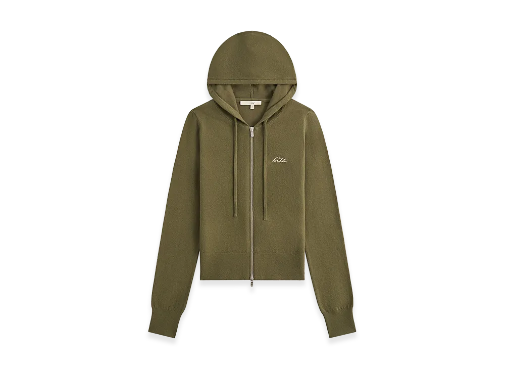 Kith Women's Faryn Hooded Zip Sweater "Canopy"