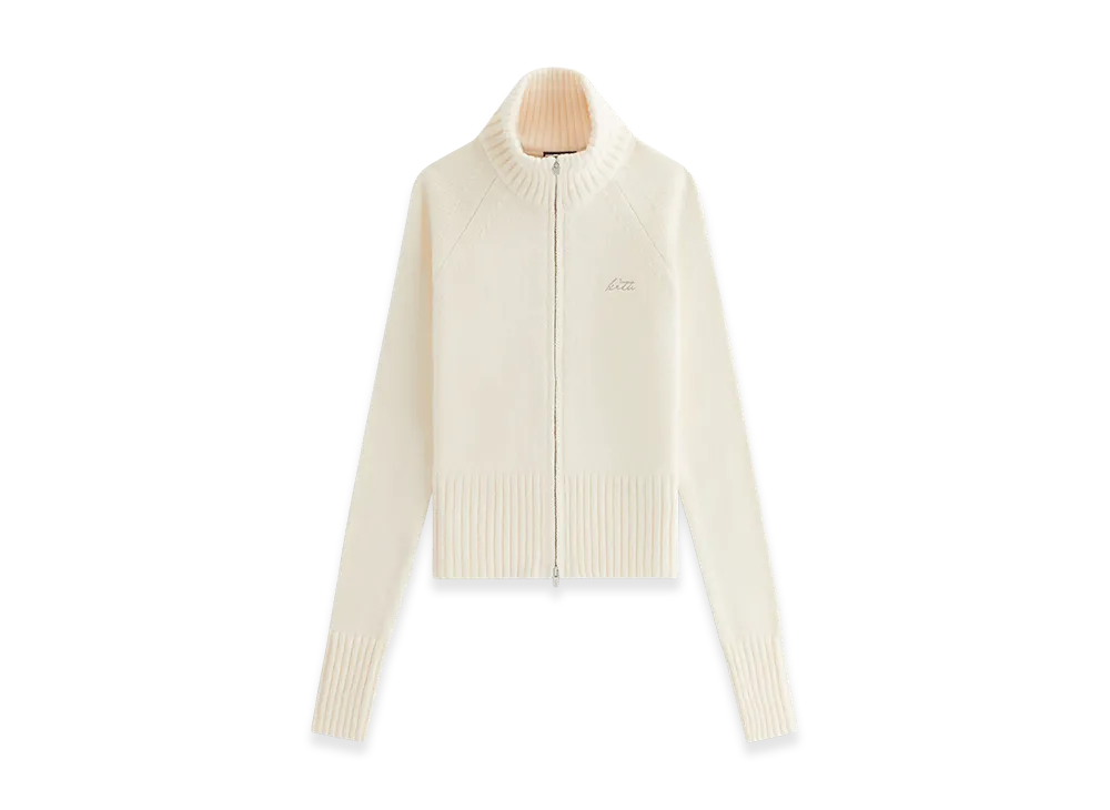 Kith Women's Ina II Sweater Track Zip "Sandrift"