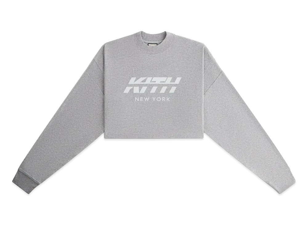 Kith Women's Jasper Swift Long Sleeve "Cool Heather Grey"