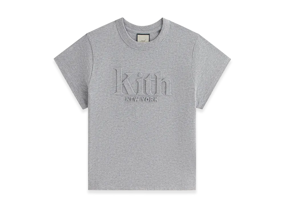 Kith Women's Mulberry Vintage New York Tee "Cool Heather Grey"