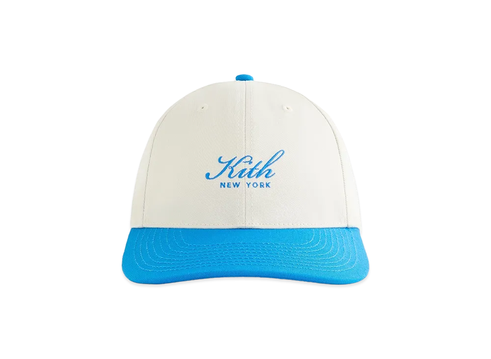 Kith Women's Script New York Colorblock Classic Cap "Sandrift"