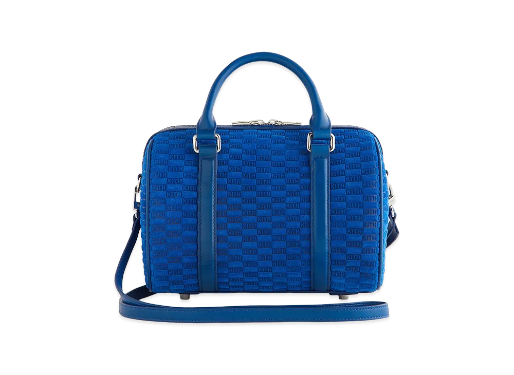 Kith Women's Suede Monogram Harlowe Bag "Lake"