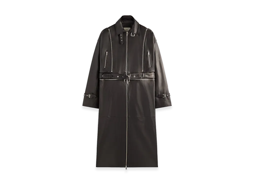 Kith x Lisa Women's Hera Convertible Leather Coat "Black"
