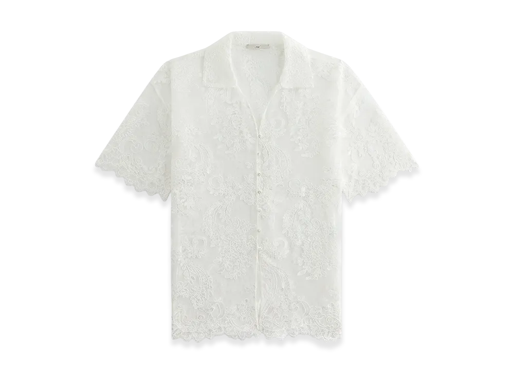 Kith x Lisa Women's Laina Lace Overshirt "White"