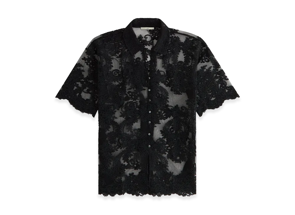 Kith x Lisa Women's Laina Lace Overshirt "Black"